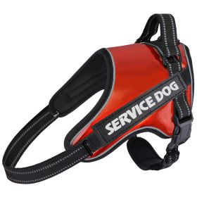 Large And Medium-sized Dog Traction Rope Vest (Option: Red-M)