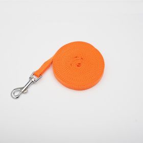 Pet Polyester Tracking Lead Rope (Option: Orange-7mX1.6cm)