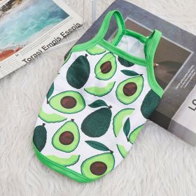 Avocado Summer Outdoor Breathable Sling Vest For Dogs (Option: Avocado-M)